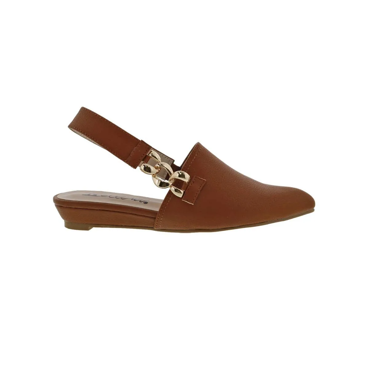 Bellini Fret Women Slip-on Mule Shoes In Tan Smooth