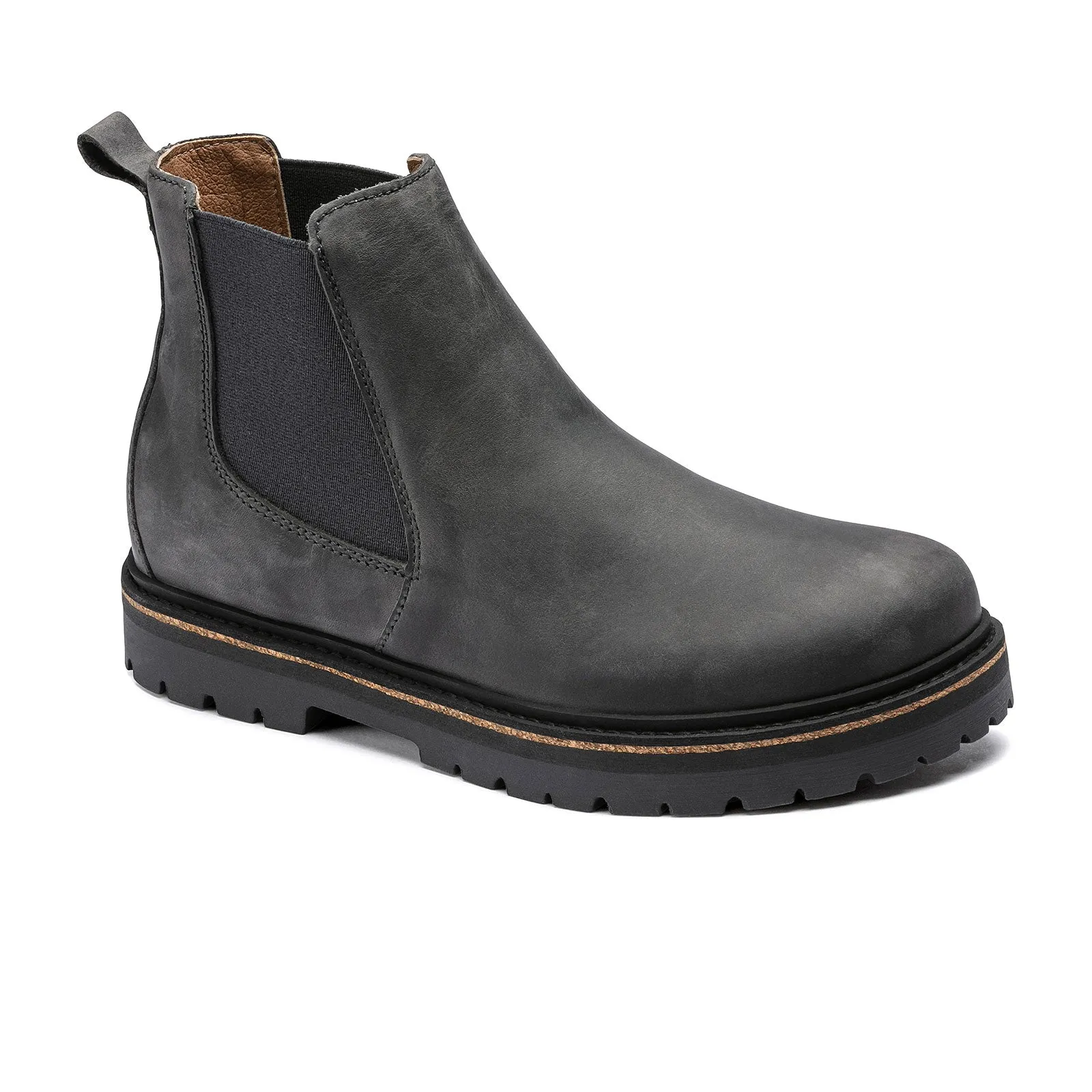 Birkenstock Stalon Narrow Chelsea Boot (Women) - Graphite Oiled Leather