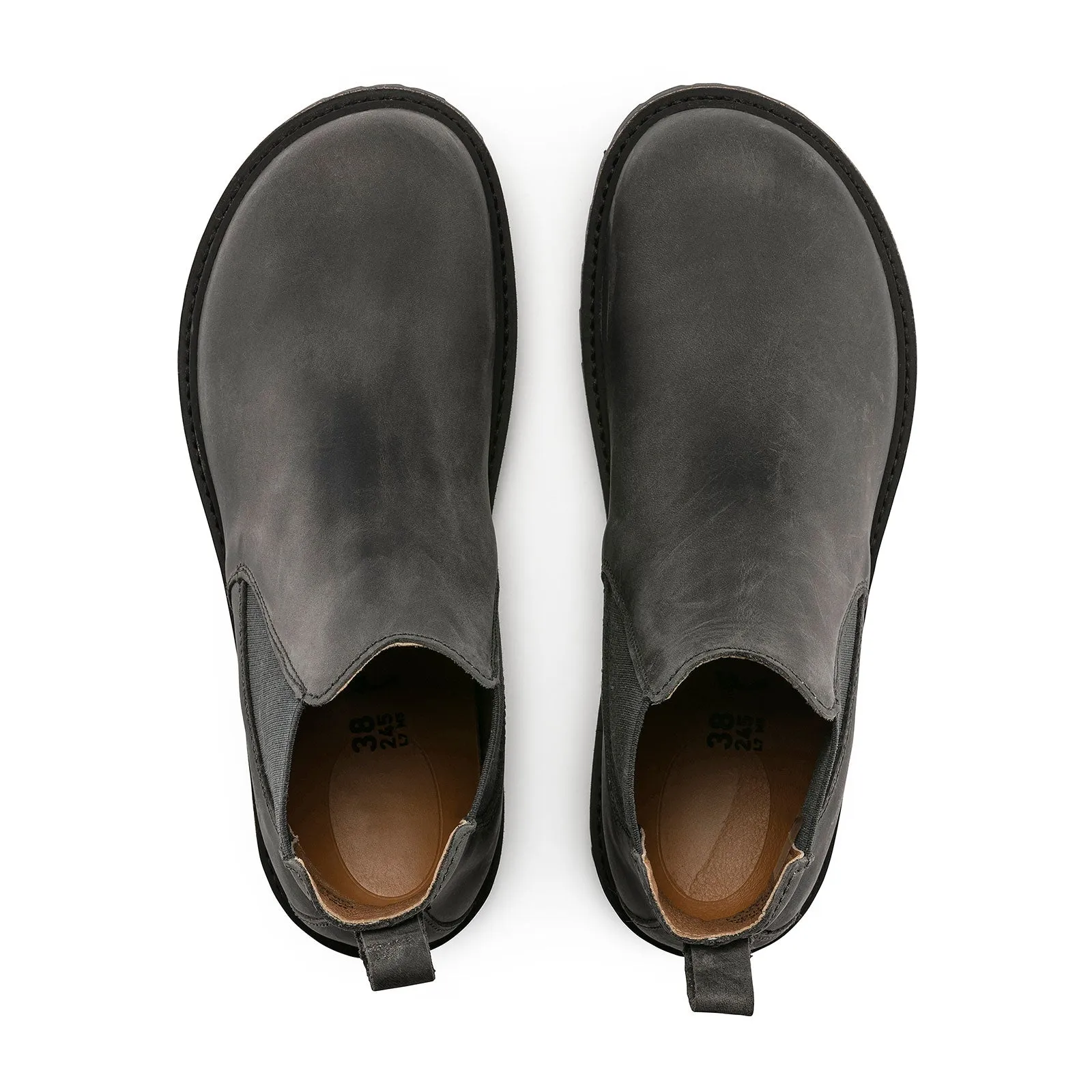 Birkenstock Stalon Narrow Chelsea Boot (Women) - Graphite Oiled Leather