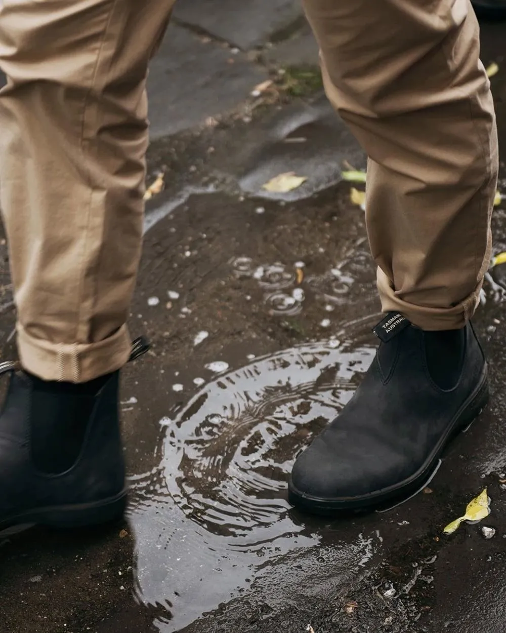 Blundstone 587 Rustic Black Leather Boots