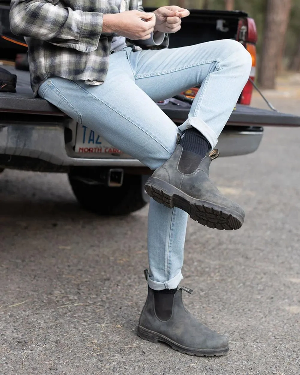 Blundstone 587 Rustic Black Leather Boots