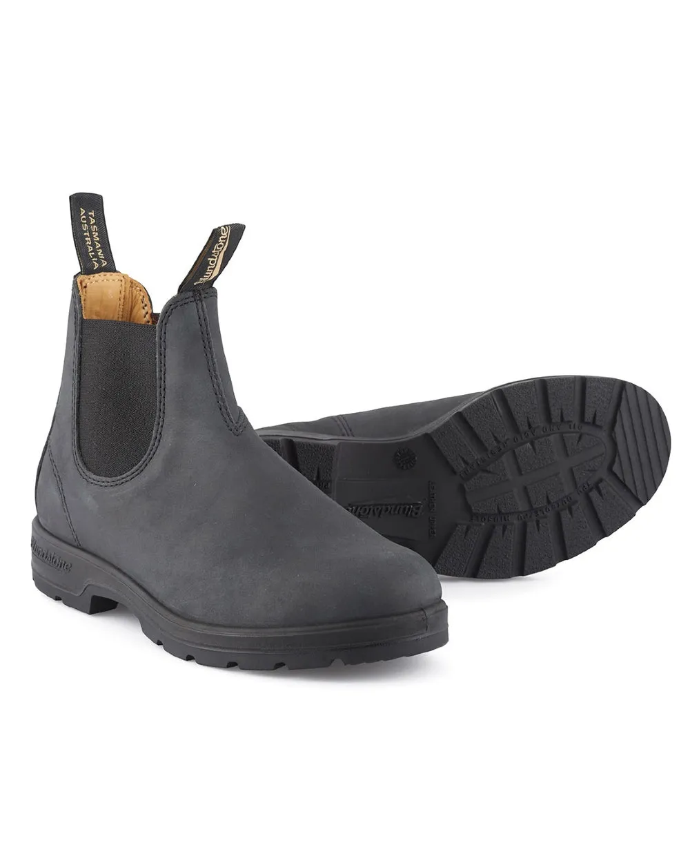 Blundstone 587 Rustic Black Leather Boots