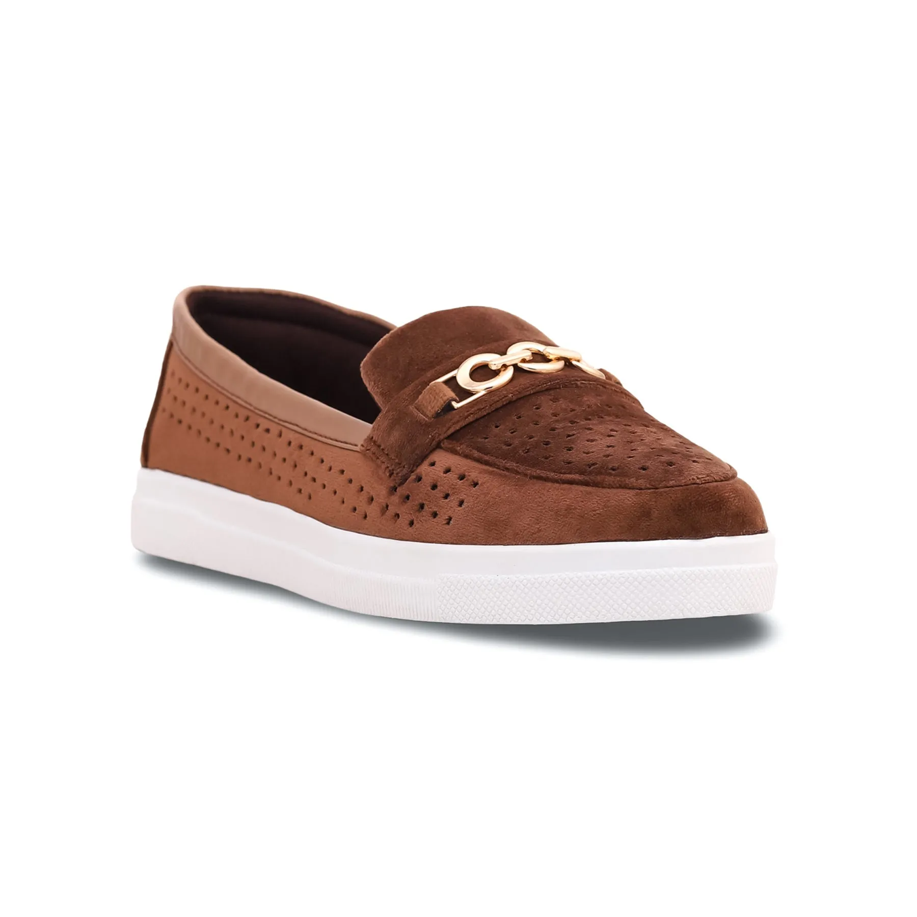 Brown Casual Slip Ons AT9089