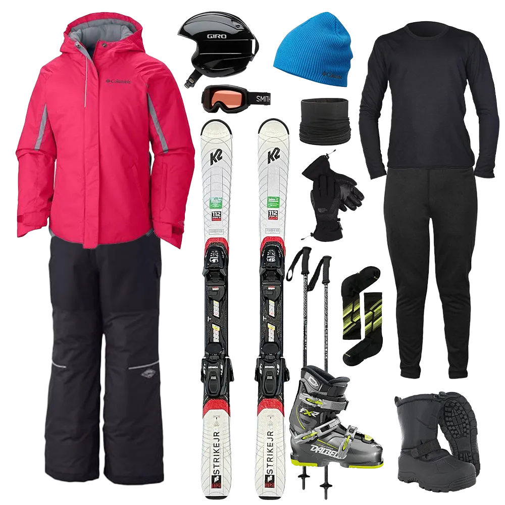 Columbia The Works Package w/ Bibs - Girl's Ski