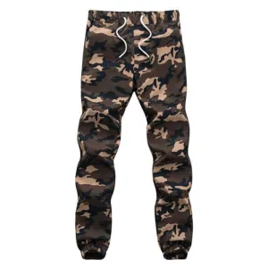 Cotton Mens Jogger Autumn Pencil Harem Pants Men Camouflage Military Loose Comfortable Cargo Trousers Camo