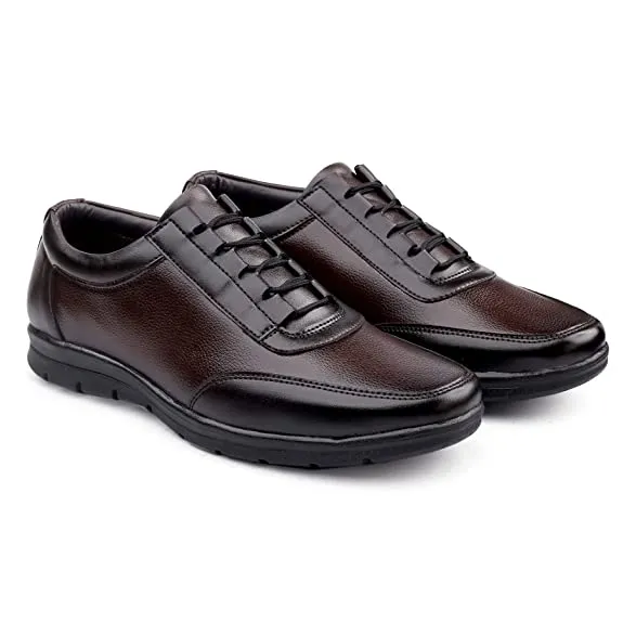 Fashionable Design Formal Lace-up Synthetic Shoes For Men's-JonasParamount