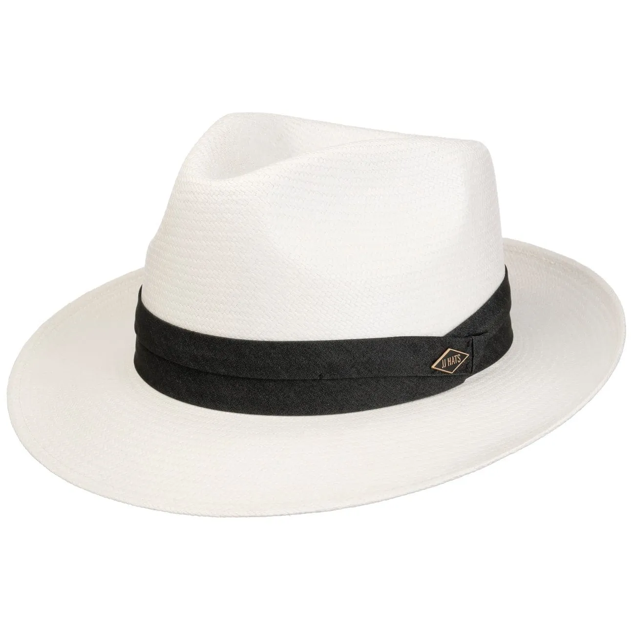 Fedora Panama Bleached 5 by JJ Hats