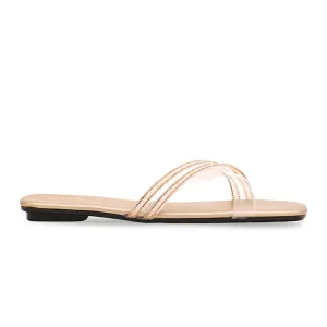 Golden Fancy Chappal FN7682