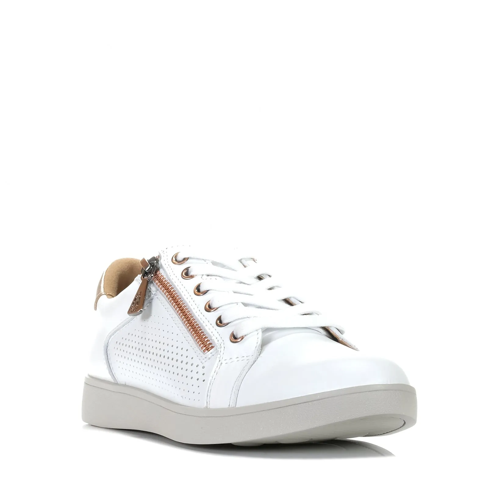 Hush Puppies Mimosa Perf White/Copper