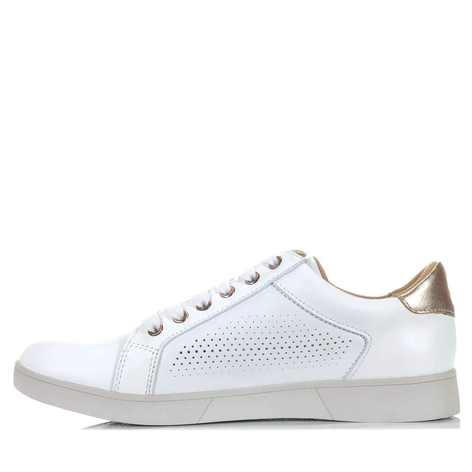 Hush Puppies Mimosa Perf White/Copper