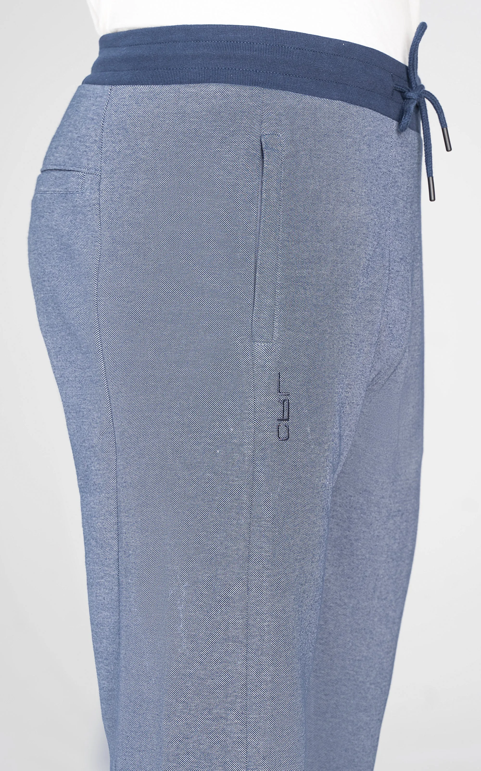 INTERLOCK JOGGER TROUSER NAVY MELANGE