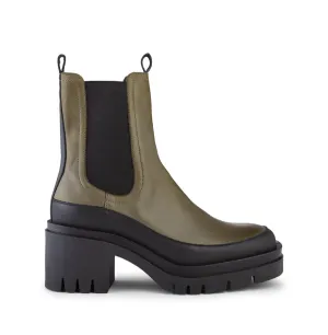 Iris Army Chelsea Boots