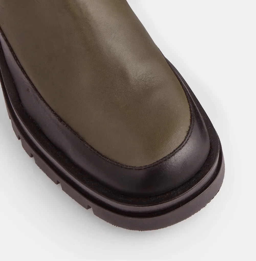 Iris Army Chelsea Boots