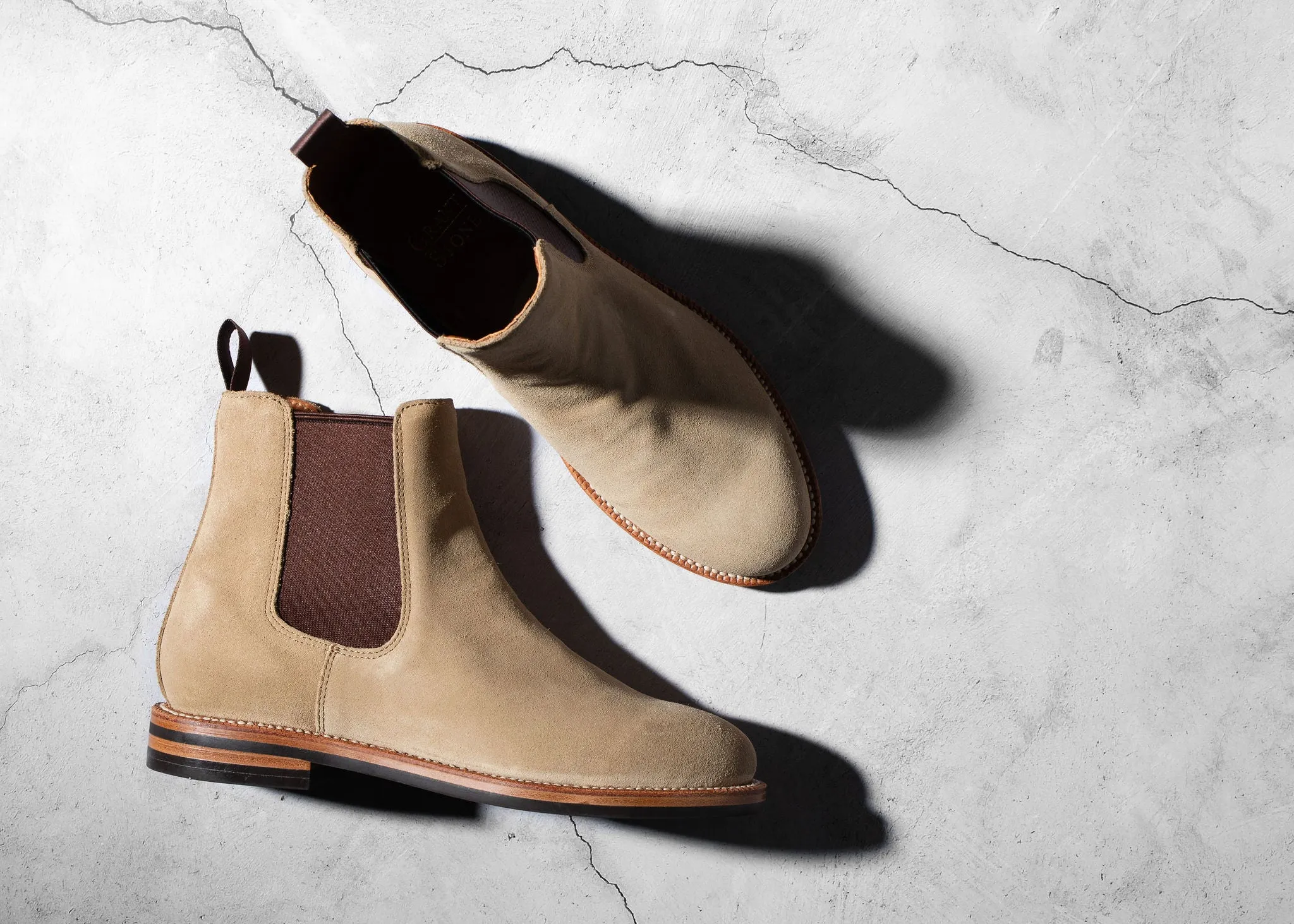 Josephine Chelsea Boot Tan Suede