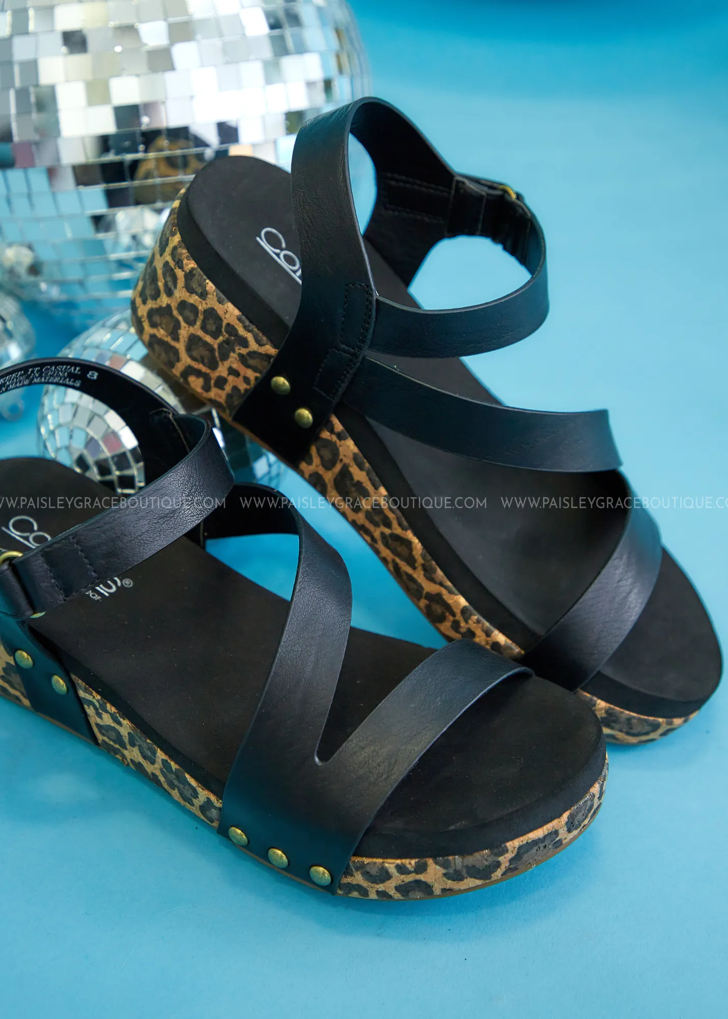 Keep It Casual Lower Wedges by Corkys - Black - FINAL SALE