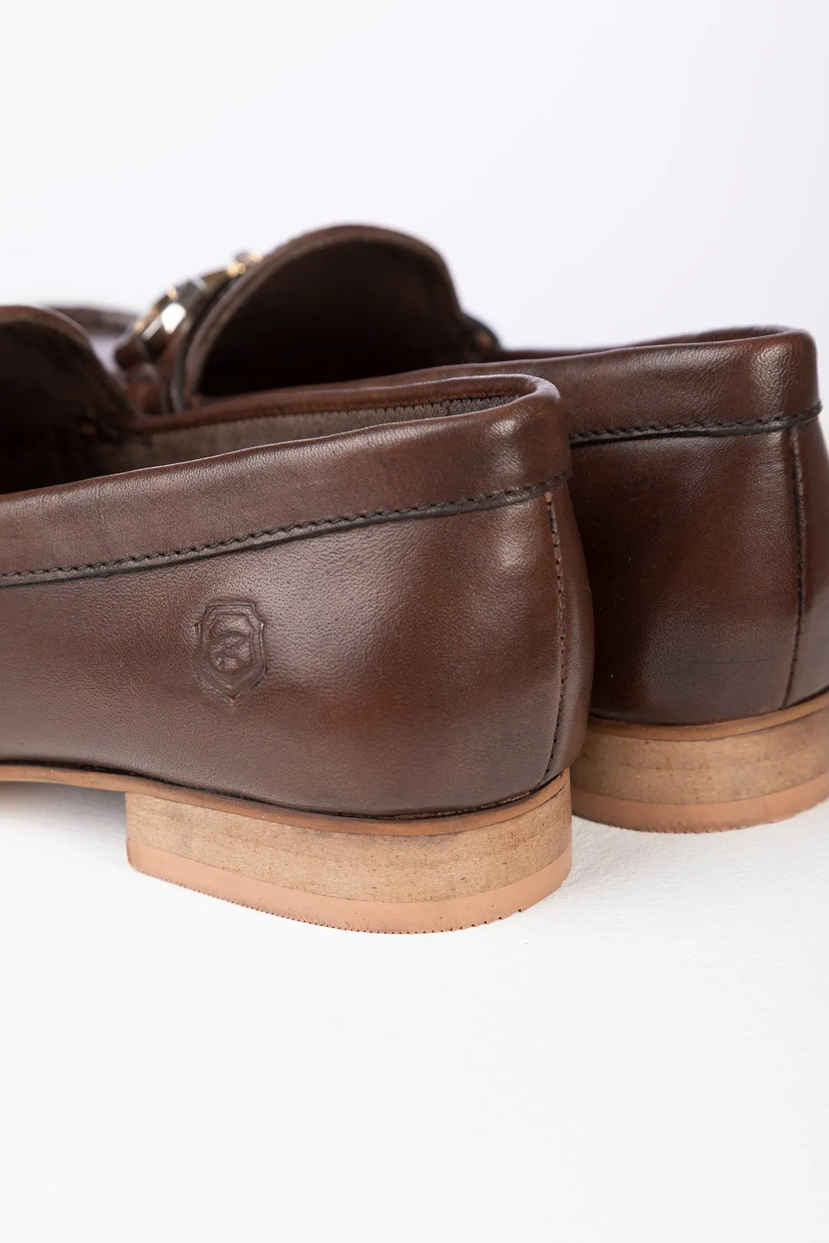 Ladies Leather Snaffle Loafers - Wrelton