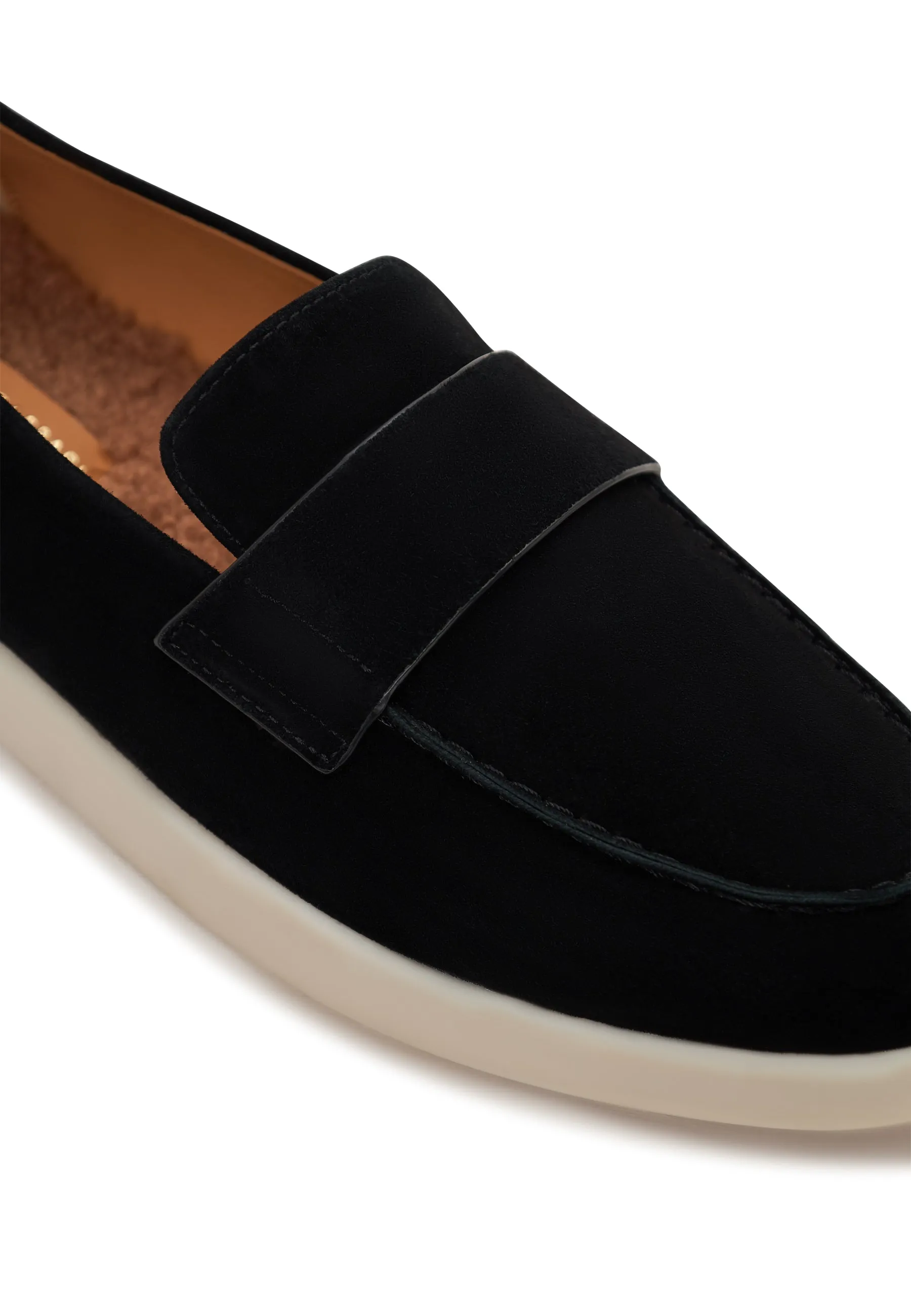 Low Platform Loafers Alaska - Black