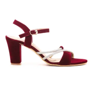 Maroon Fancy Sandal FN5703