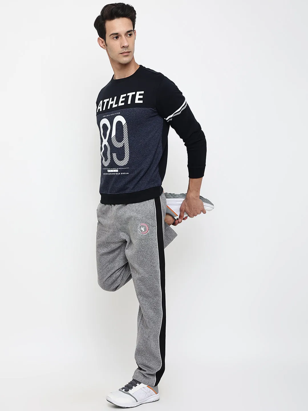 Men Grey Trackpant