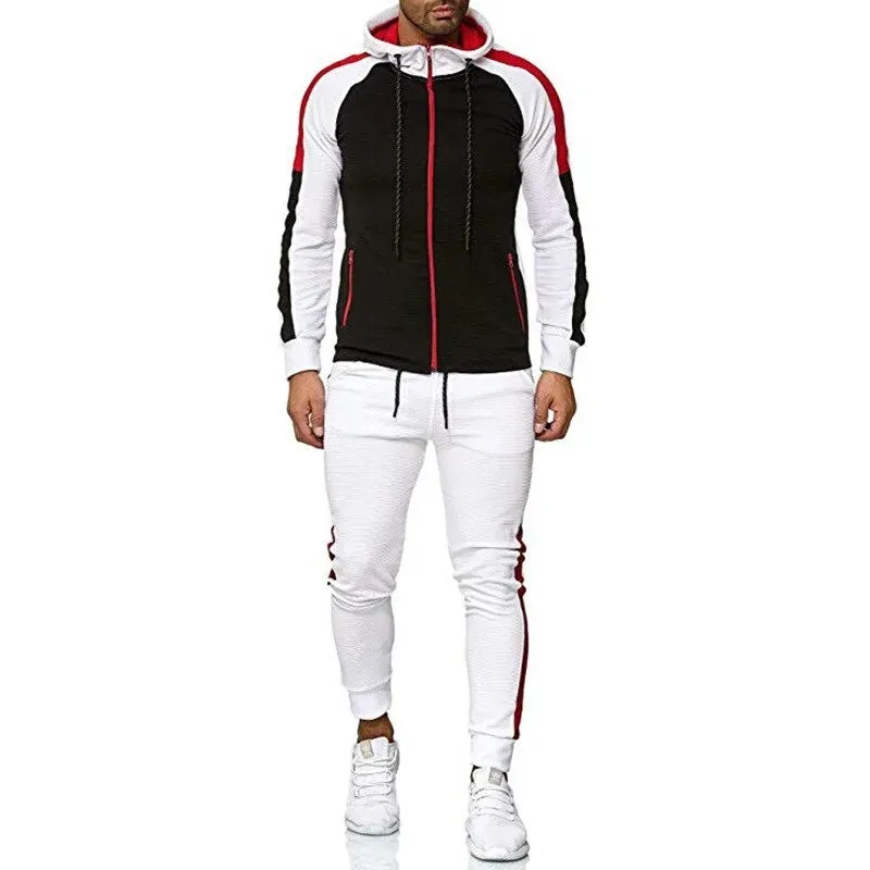 Men Hoodie Jacket   Pants Tracksuit