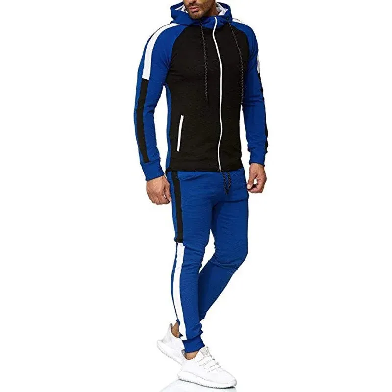 Men Hoodie Jacket   Pants Tracksuit