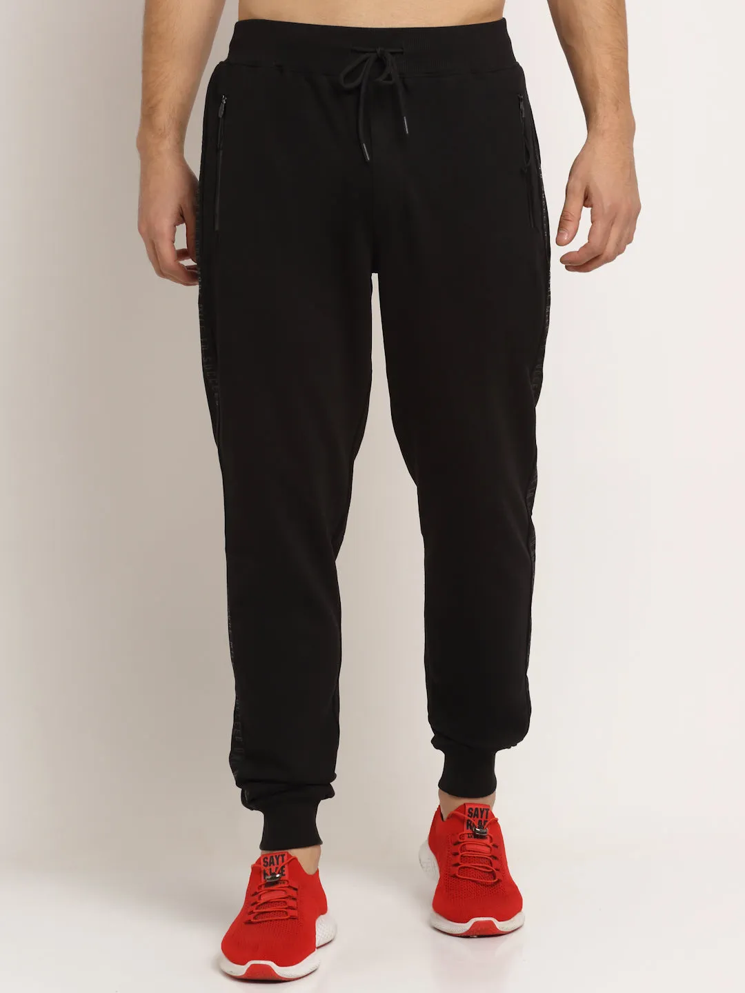 Men's Black Track Pant