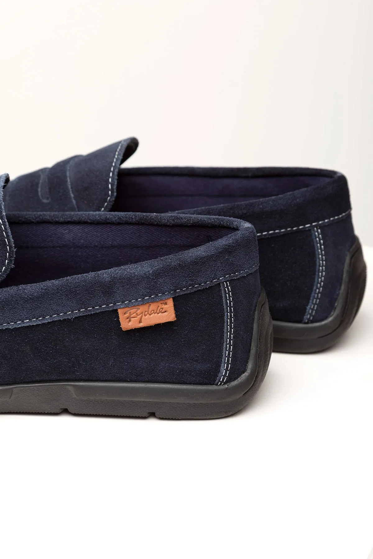 Men's Suede Driving Loafers - Sandsend