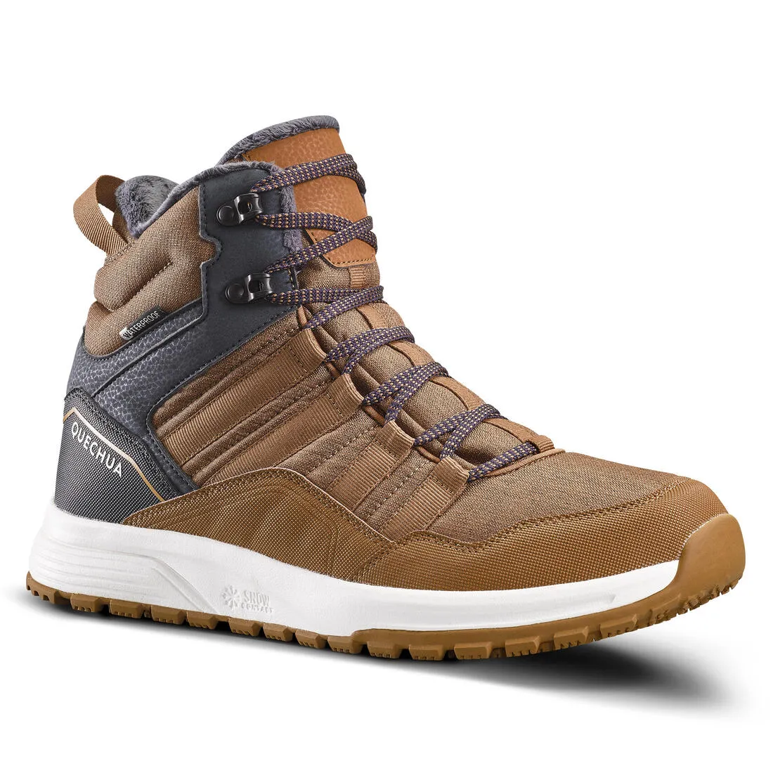 Men’s warm and waterproof hiking boots - SH500 MID