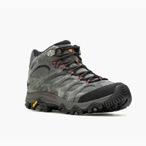 Merrell Men's Moab 3 Mid GORE-TEX Hiking Boots, Beluga – Waterproof, Durable, and Comfortable for All Terrains