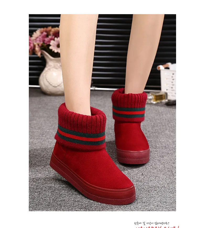 M.GENERAL Female Warm Ankle Boots