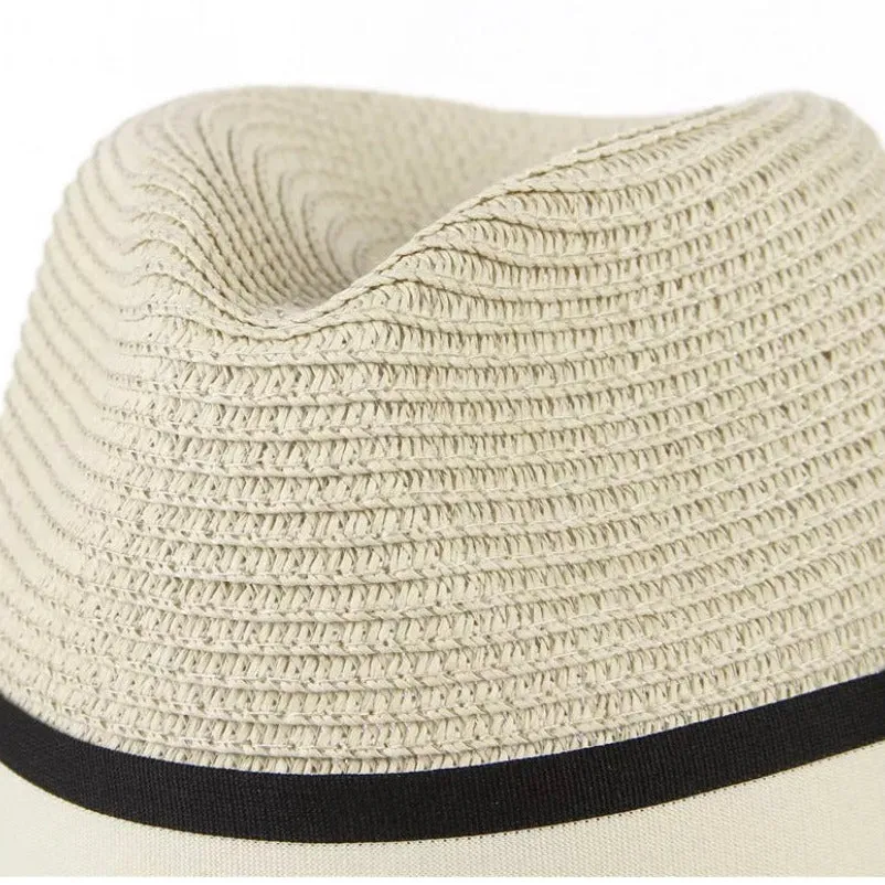 Panama fedora wide brim hat