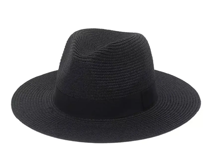 Panama fedora wide brim hat