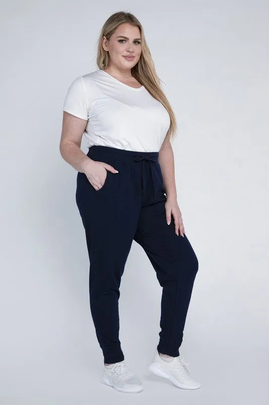 Plus-Size Jogger Pants