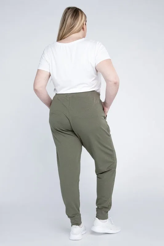 Plus-Size Jogger Pants