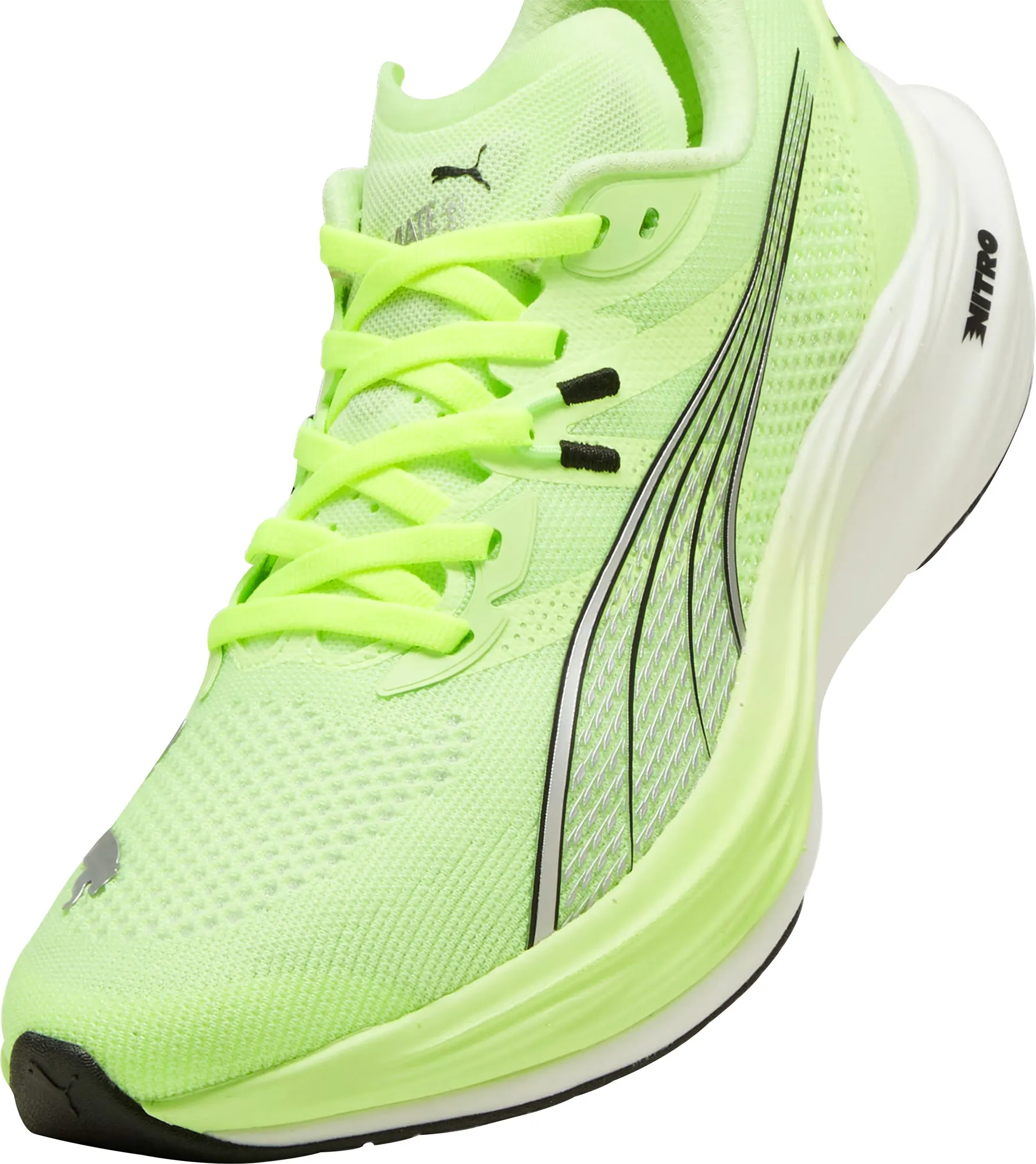 Puma Deviate Nitro 3 Mens Running Shoes - Green