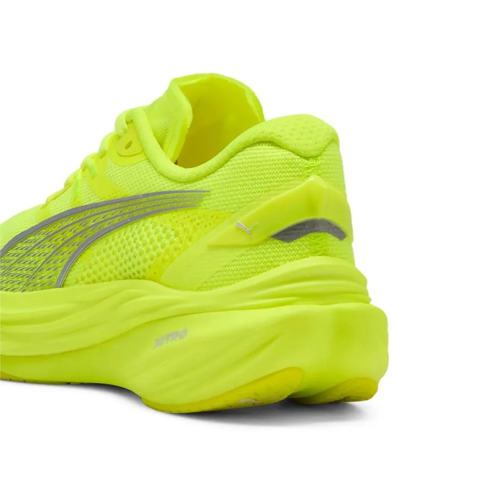 Puma Women's Deviate NITRO 3 Running Shoes in Yellow Alert/PUMA Silver SS25