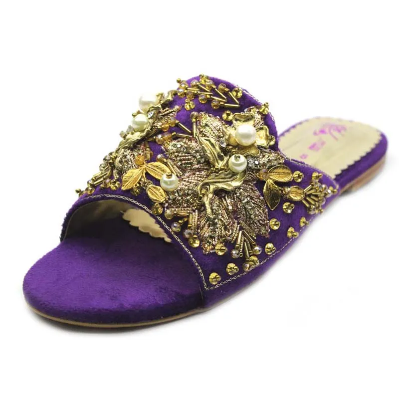 Purple Fancy Slipper