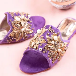 Purple Fancy Slipper