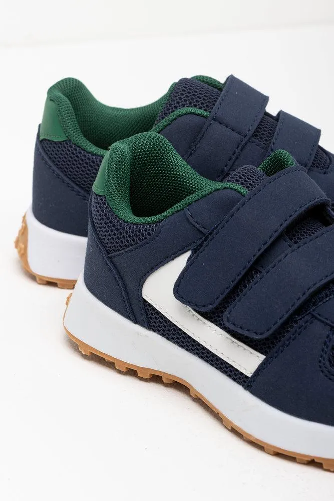 Retro Trainer Navy