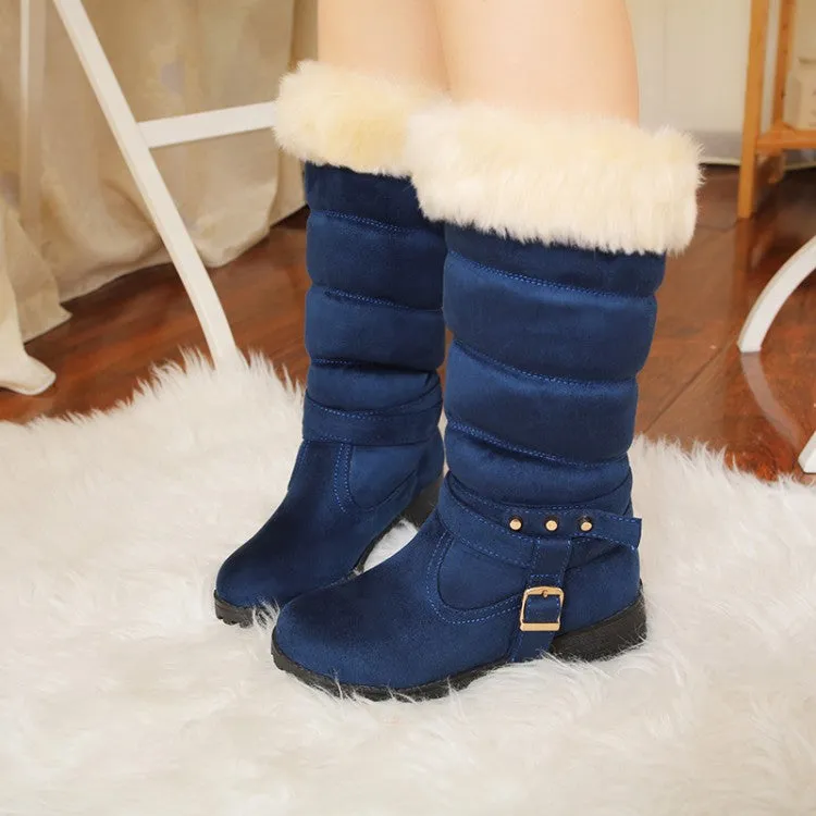 Round Toe Snow Boots