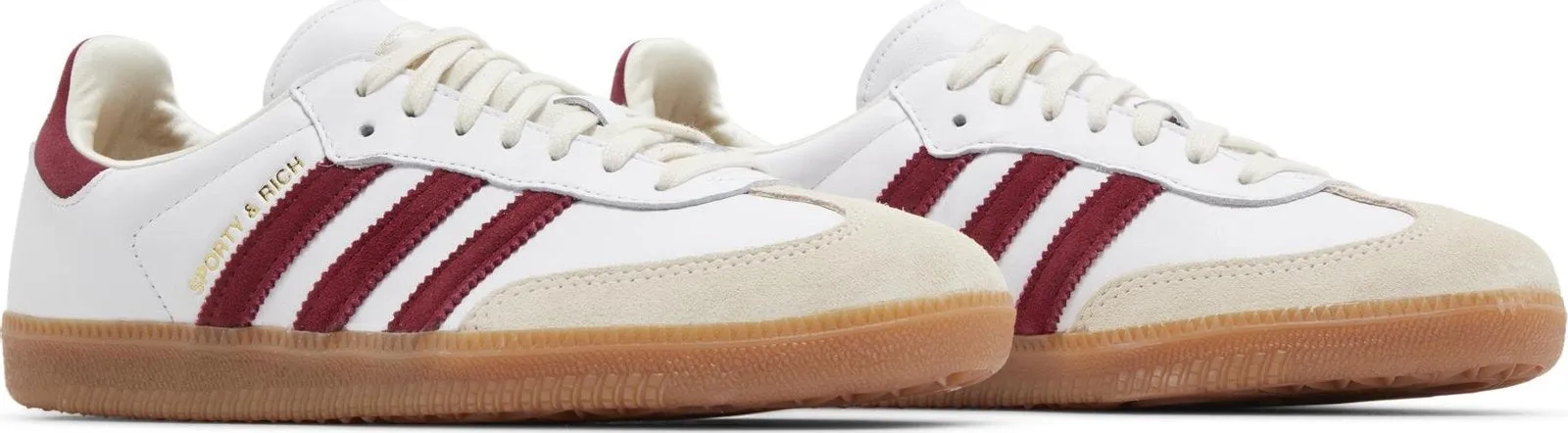 Samba OG x Sporty & Rich 'White Core Burgundy'