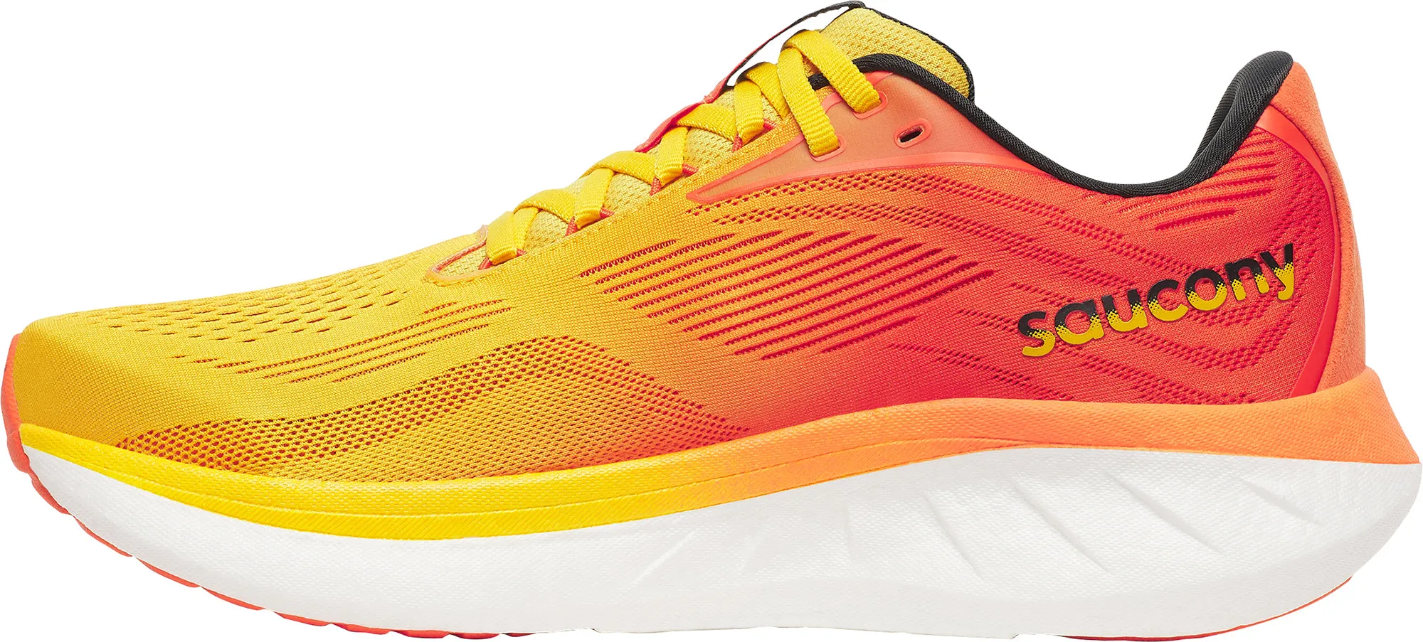 Saucony Ride 18 Mens Running Shoes - Yellow