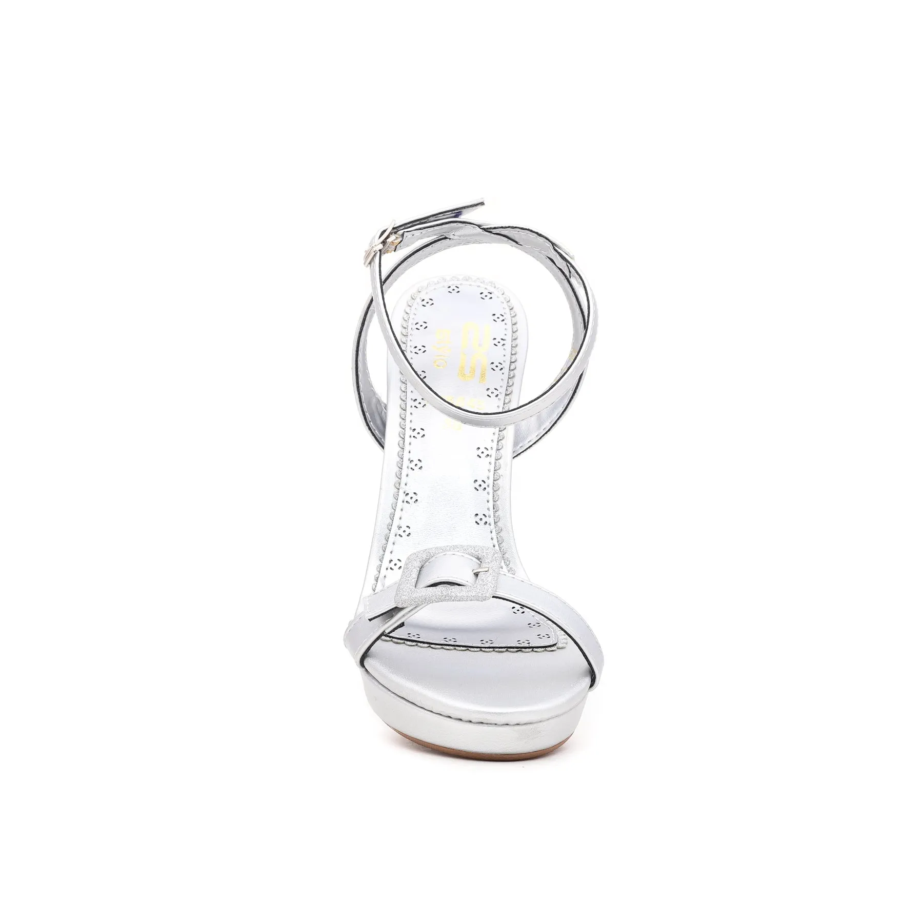 Silver Fancy Bridal Sandal FN5545