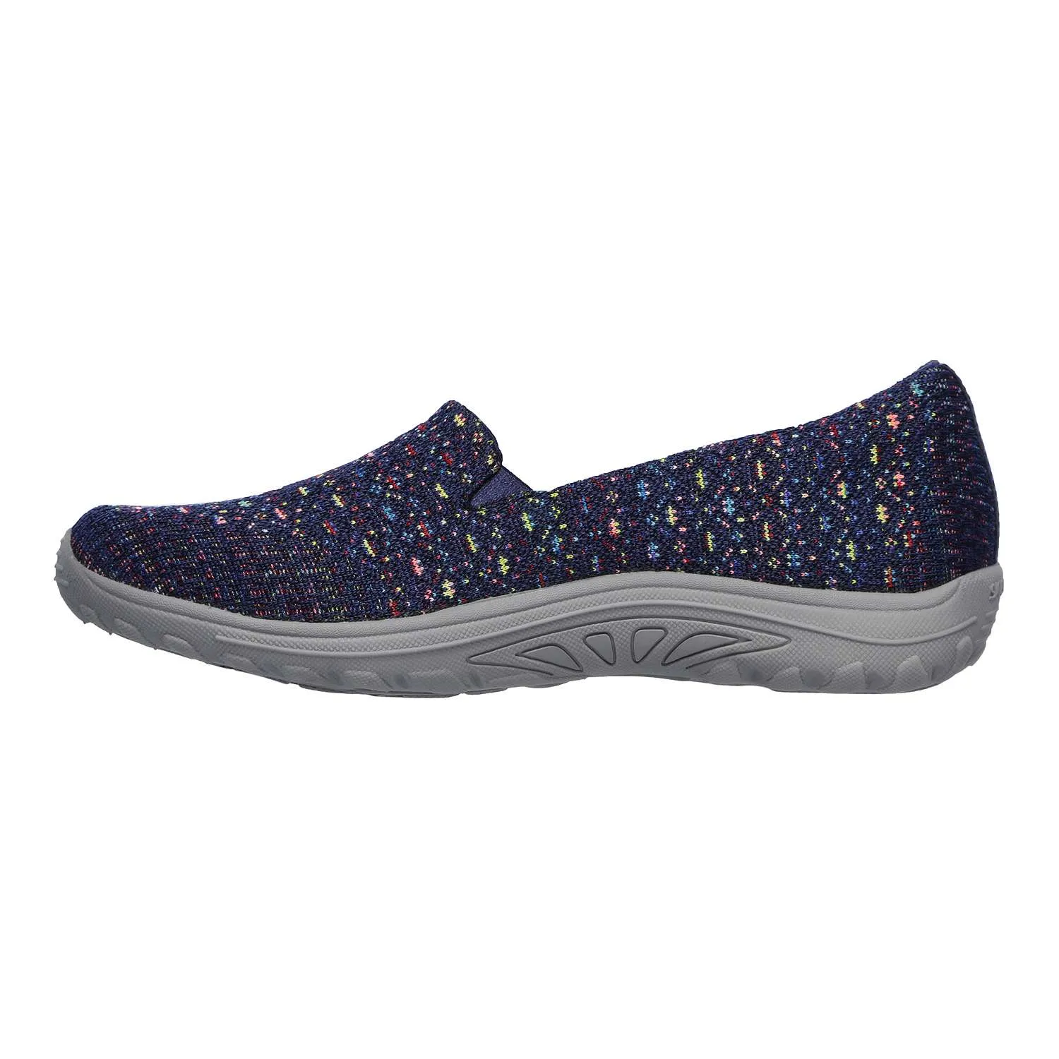 Skechers Women's Reggae Fest-Wicker-Engineered Knit Twin Gore Slip On