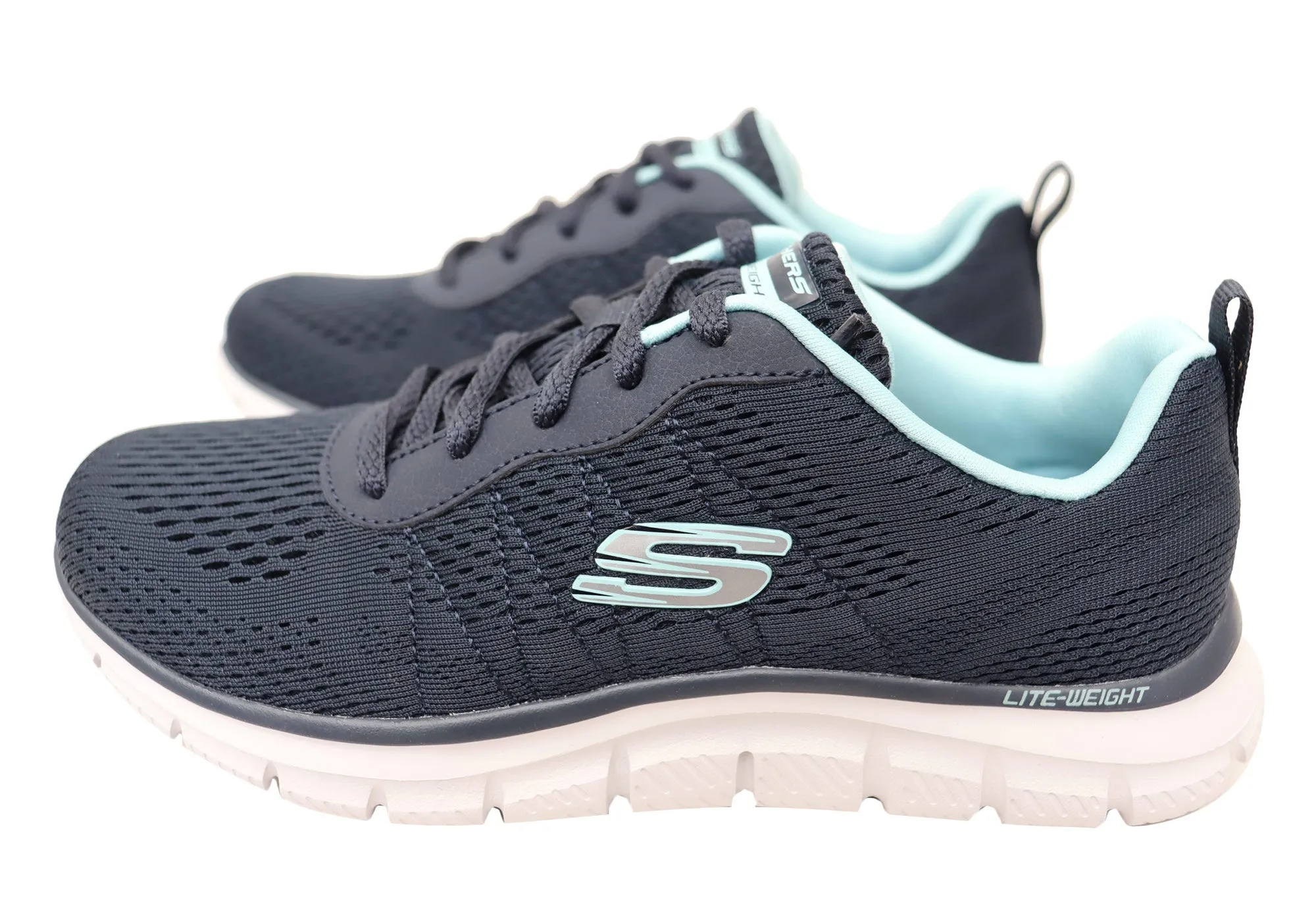 Skechers Womens Track New Staple Comfortable Memory Foam Shoes