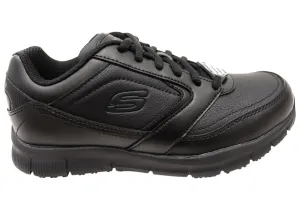 Skechers Womens Work Nampa Wyola Slip Resistant Wide Fit Shoes