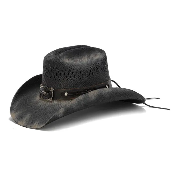 Stampede Hats - Black Longhorn Cowboy Hat