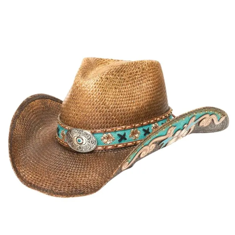 Stampede Women's Straw Cowboy Hat - The Janie