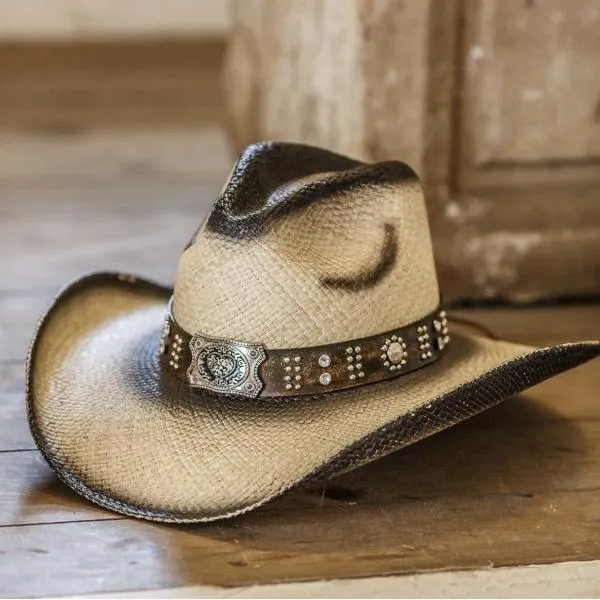 Stampede Women's Straw Western Hat - The Country Heart