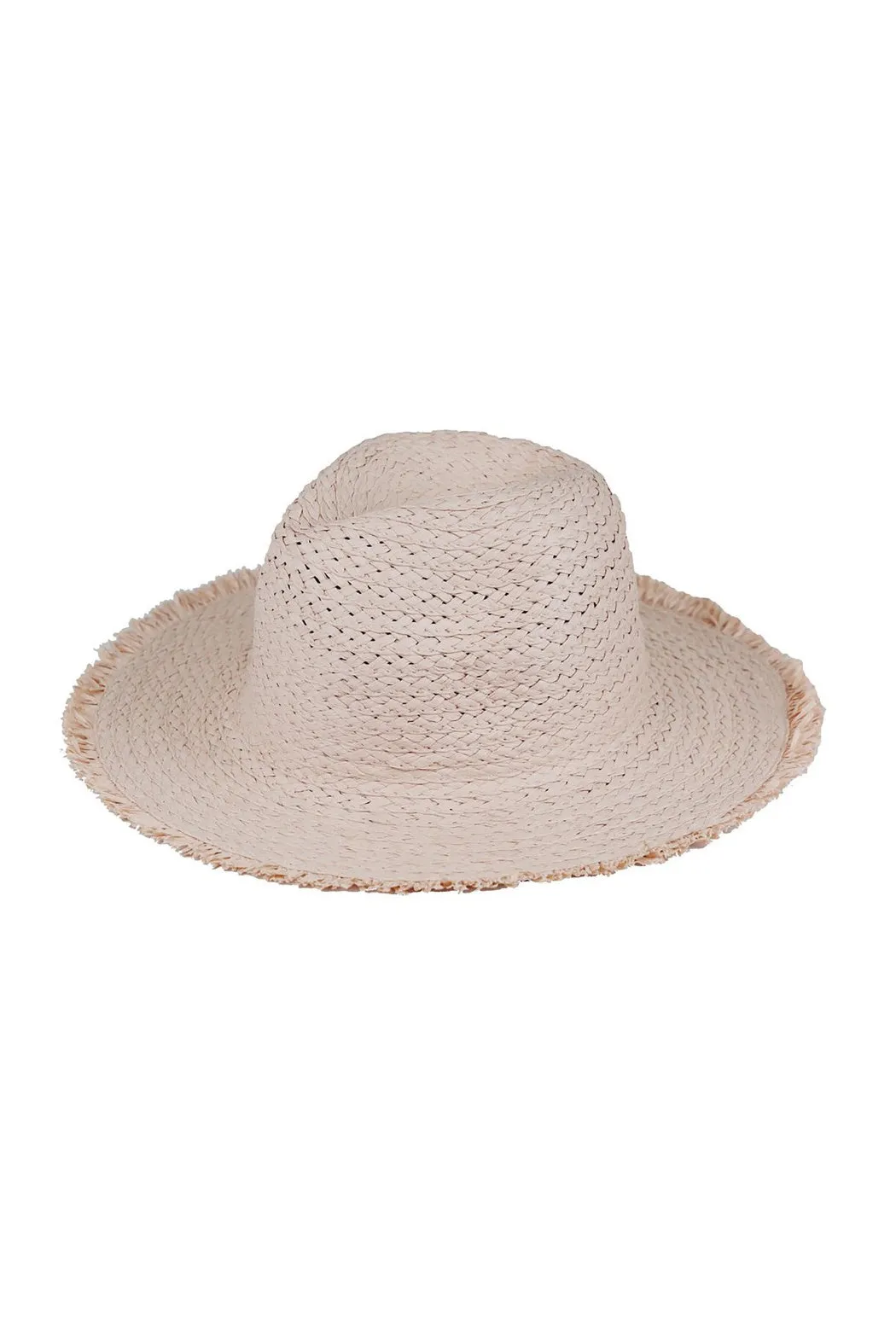 Straw Fringed Panama Hat